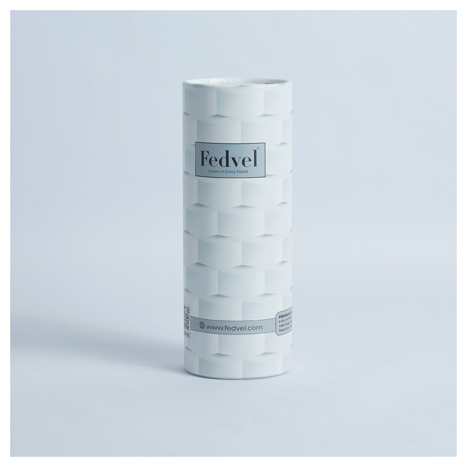 Fedvel Premium Tissues Combo II (4pcs) packaging design for luxurious travel convenience in Qatar.