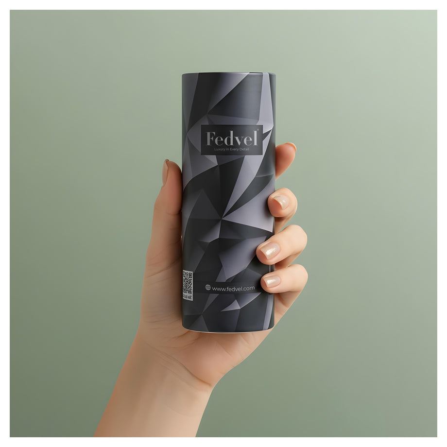 Fedvel Premium Tissues Combo II (4pcs) in a hand, showcasing stylish packaging for Qatar's first 4-ply tissues.