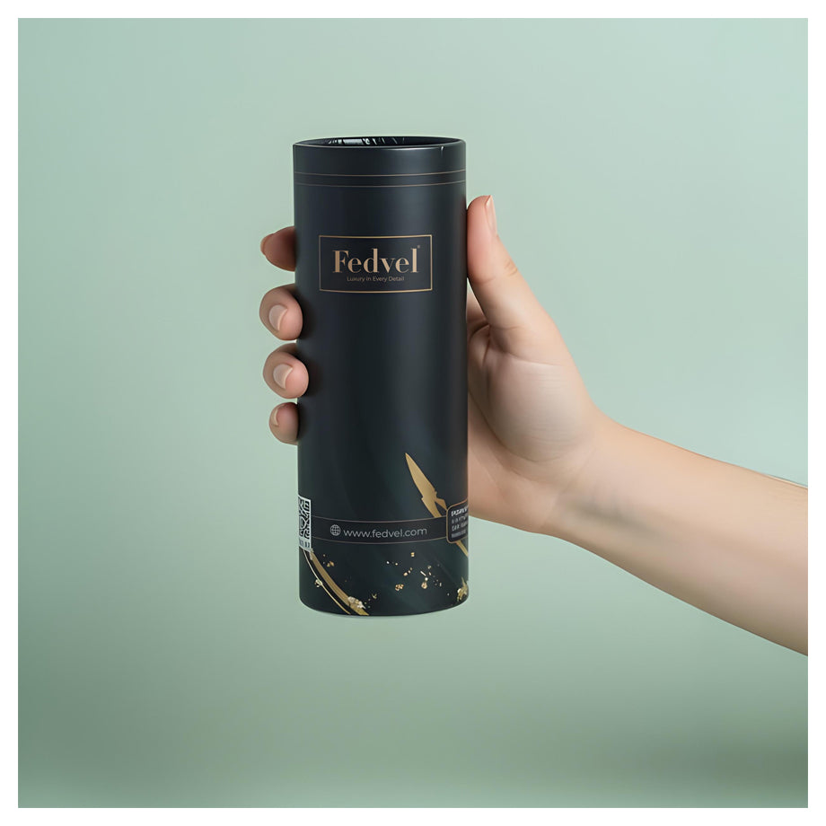 Fedvel Premium Tissues Combo I (4pcs) in stylish packaging held by a hand, perfect for travel and car cup holders.